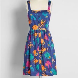 Modcloth Just Swinging By Fit and Flare Dress 22w